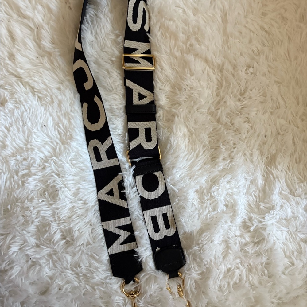 Marc Jacobs Monochrome Strap with Gold Accent